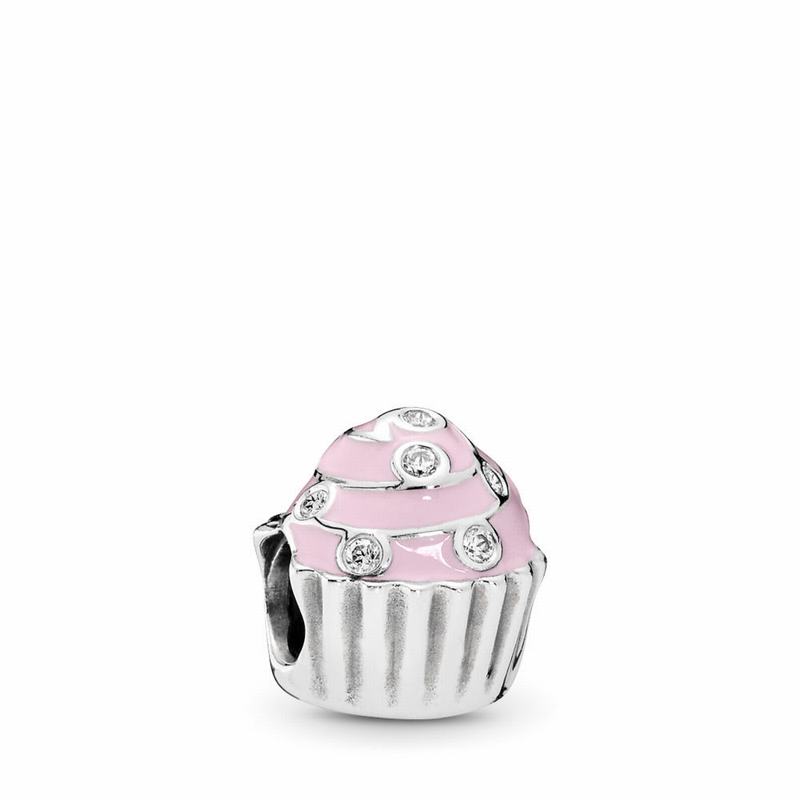 Pandora Sweet Cupcake Charm NZ, Sterling Silver (852360-JCR)